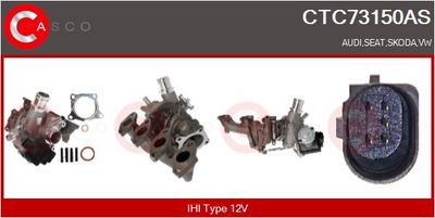 COMPRESOR SISTEM DE SUPRAALIMENTARE CASCO CTC73150AS
