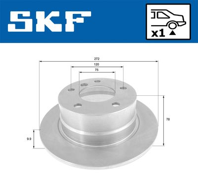 DISC FRANA SKF VKBD90674S1 1