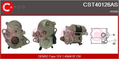 Стартер CASCO CST40126AS для HONDA PRELUDE