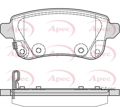 Brake Pad Set APEC PAD2389