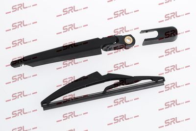 Wiper arm set, window cleaning