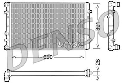 DENSO DRM02007 Крышка радиатора  для AUDI A3 (Ауди А3)