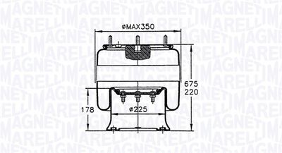 MAGNETI MARELLI Federbalg, Luftfederung