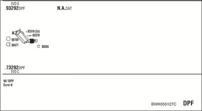 ABGASANLAGE WALKER BWK055127C