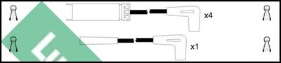 Комплект проводов зажигания LUCAS LUC4017 для DAEWOO NEXIA
