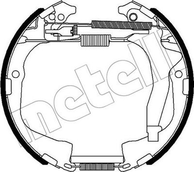 Комплект тормозных колодок METELLI 51-0495 для VW AMAROK