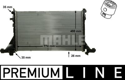 MAHLE CR 866 000P Крышка радиатора  для NISSAN NV400 (Ниссан Нв400)