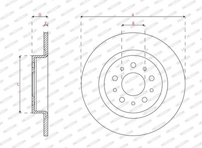 DISC FRANA FERODO DDF2778C 1