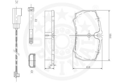 Brake Pad Set, disc brake 12418