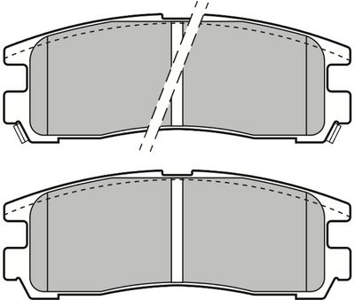 BREMSBELAGSATZ SCHEIBENBREMSE VALEO 302991 1