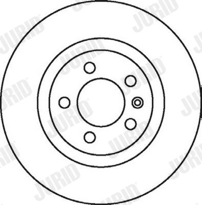 Тормозной диск JURID 562081J для VW LT