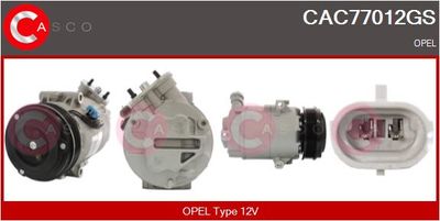CASCO CAC77012GS Компрессор кондиционера для OPEL CORSA C (X01) 1.2 (F08, F68)