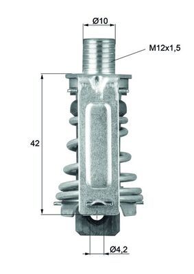 Thermostaat, koelvloeistof - TX9970 - MAHLE