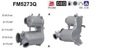 FILTRU FUNINGINE/PARTICULE SIST.DE ESAPAMENT