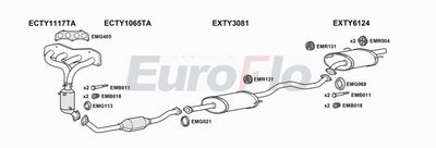 Układ wydechowy EUROFLO TYPRE246004C