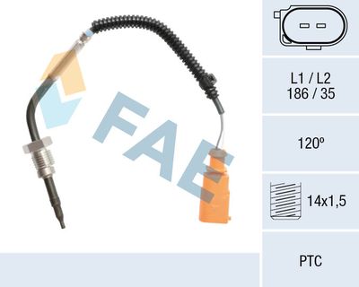FAE Sensor, uitlaatgastemperatuur (68111)