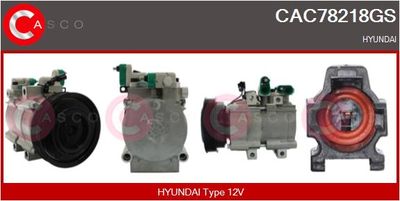 CASCO Compressor, airconditioning Genuine (CAC78218GS)