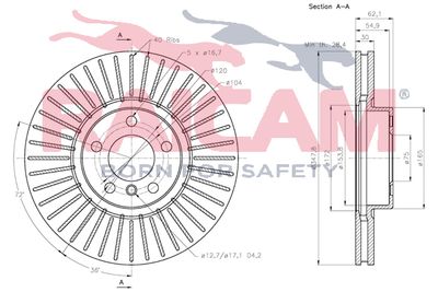 DISC FRANA RAICAM RD01143 2