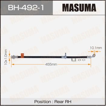 MASUMA BH-492-1 Тормозной шланг  для HONDA ACCORD VI (CK, CG, CH, CF) 2.0 i (CG9)