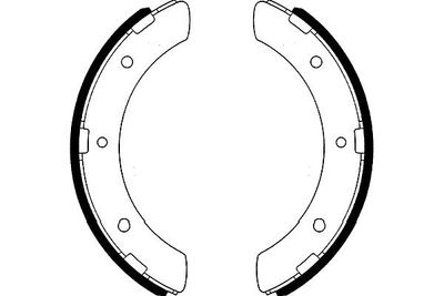 Juego de zapatas de frenos