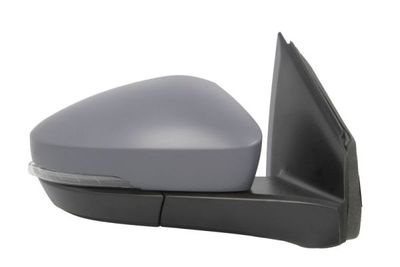 Zijspiegel Rechts (elektrisch, in reliëf, met verwarming, assistent rijstrookverandering, under-coated, met geheugen, elektrisch opklapbaar, met indicator) past: VW T-CROSS 11.18-12.23