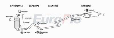 Układ wydechowy EUROFLO CNBERM16D6008A00