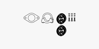 SET MONTARE SISTEM DE ESAPAMENT