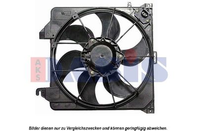 AKS DASIS 098104N Вентилятор системы охлаждения двигателя  для FORD TRANSIT (Форд Трансит)
