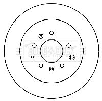 BORG & BECK BBD4739 Тормозные диски  для MAZDA CX-7 (ER) 2.2 MZR-CD AWD