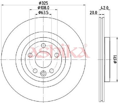 DISC FRANA ASHIKA 610LL12C 1