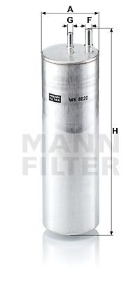 Топливный фильтр MANN-FILTER WK 8020 для VW MULTIVAN