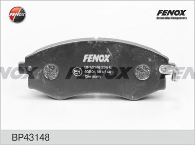Комплект тормозных колодок, дисковый тормоз FENOX BP43148 для JAC J5