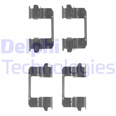 DELPHI LX0618 Комплектуючі дискового гальмівного механізму для ISUZU (Исузу)