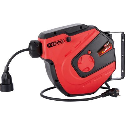 KS Tools - Dielenský navijak kábla 230V, 15m