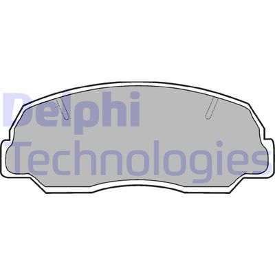 Комплект тормозных колодок, дисковый тормоз DELPHI LP400 для DAIHATSU WILDCAT/ROCKY