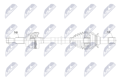 Wał napędowy NTY NPW-LR-059