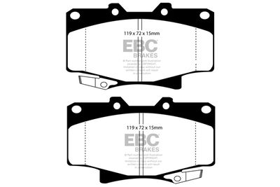 Комплект тормозных колодок, дисковый тормоз EBC Brakes DP5992NDX для TOYOTA 4 RUNNER