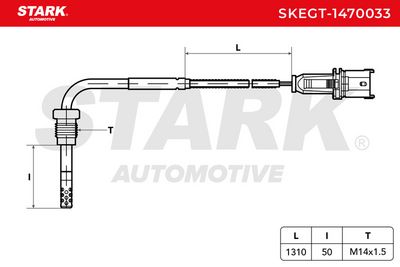 датчик, температура на изгорелите газове STARK SKEGT-1470033
