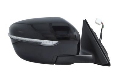 Zijspiegel Rechts (elektrisch, in reliëf, met verwarming, under-coated, met indicator) past: NISSAN ROGUE II, X-TRAIL III T32 01.14-08.22