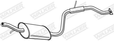 MITTELSCHALLDäMPFER WALKER 22414 8