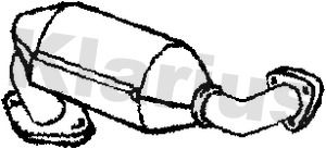 KLARIUS 322619 Катализатор  для HONDA ACCORD VII Tourer (CM, CN) 2.2 i-CTDi (CN2)