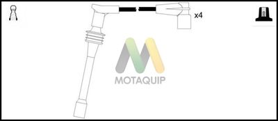 Комплект проводов зажигания MOTAQUIP LDRL1796 для LADA 112