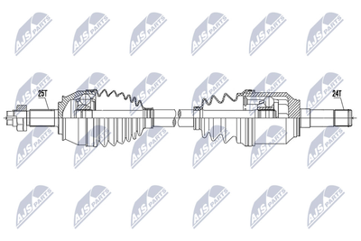 Приводной вал NTY NPW-FT-055 для ABARTH 500C