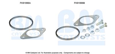 Монтажный комплект, катализатор BM CATALYSTS FK91996 для FORD S-MAX