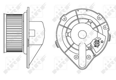 Interior Blower 34164