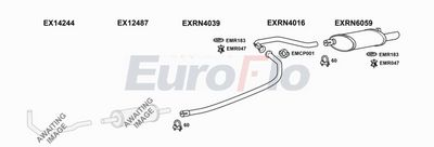 Układ wydechowy EUROFLO RN25251001B