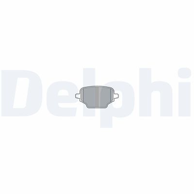 DELPHI Remblokkenset, schijfrem (LP3580)