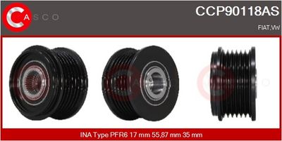 FULIE ALTERNATOR CASCO CCP90118AS