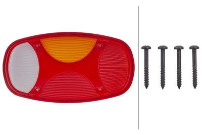 Rear lamp element Links (12/24V, met indicator, achteruitrijlicht, met stoplicht, parkeerlicht, reflector, universeel) past: JOHN DEERE 315SK, 315SL, 325SK, 325SL