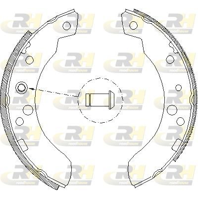 Комплект тормозных колодок ROADHOUSE 4111.00 для MORGAN FOUR